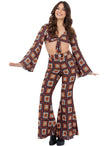 Déguisement hippie vintage années 60 femme