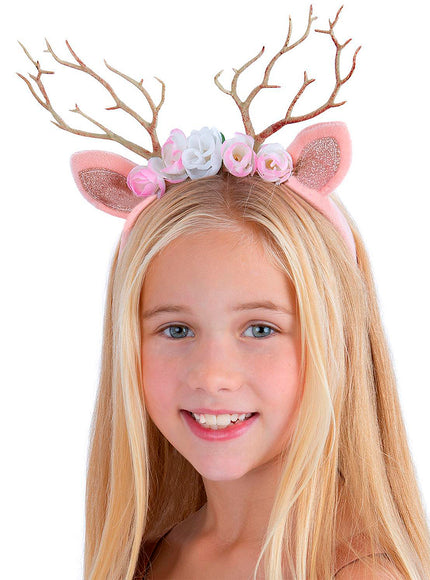 Serre-tête cerf fille