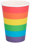 8 gobelets arc-en-ciel