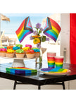 8 gobelets arc-en-ciel