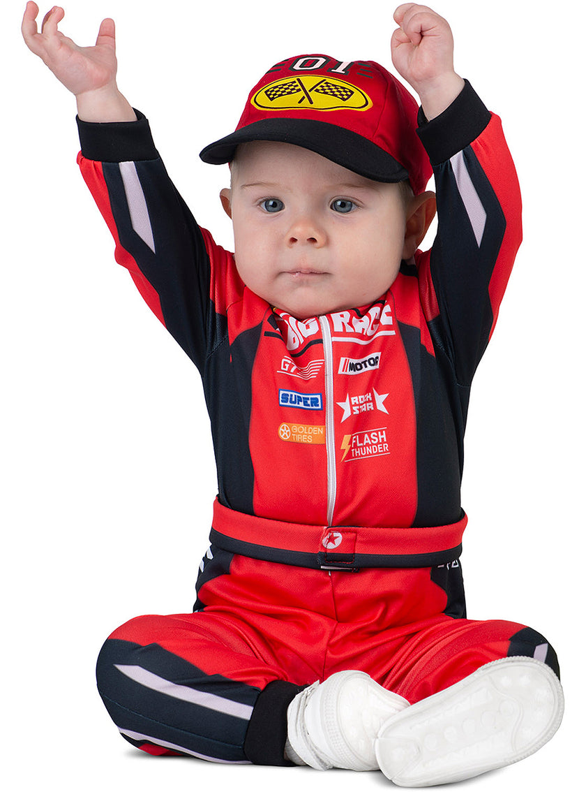 Déguisement pilote de course bébé