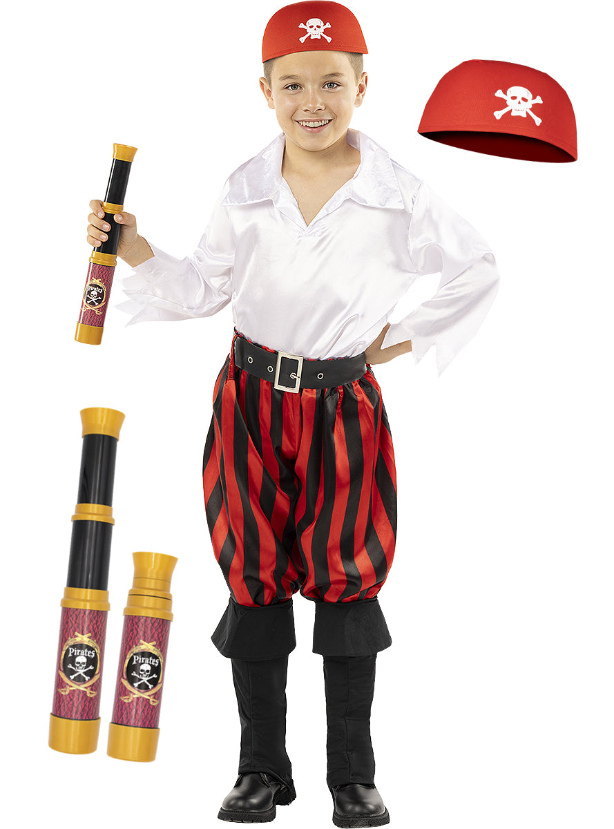 Déguisement pirate garçon avec accessoires - Collection Mercenaire
