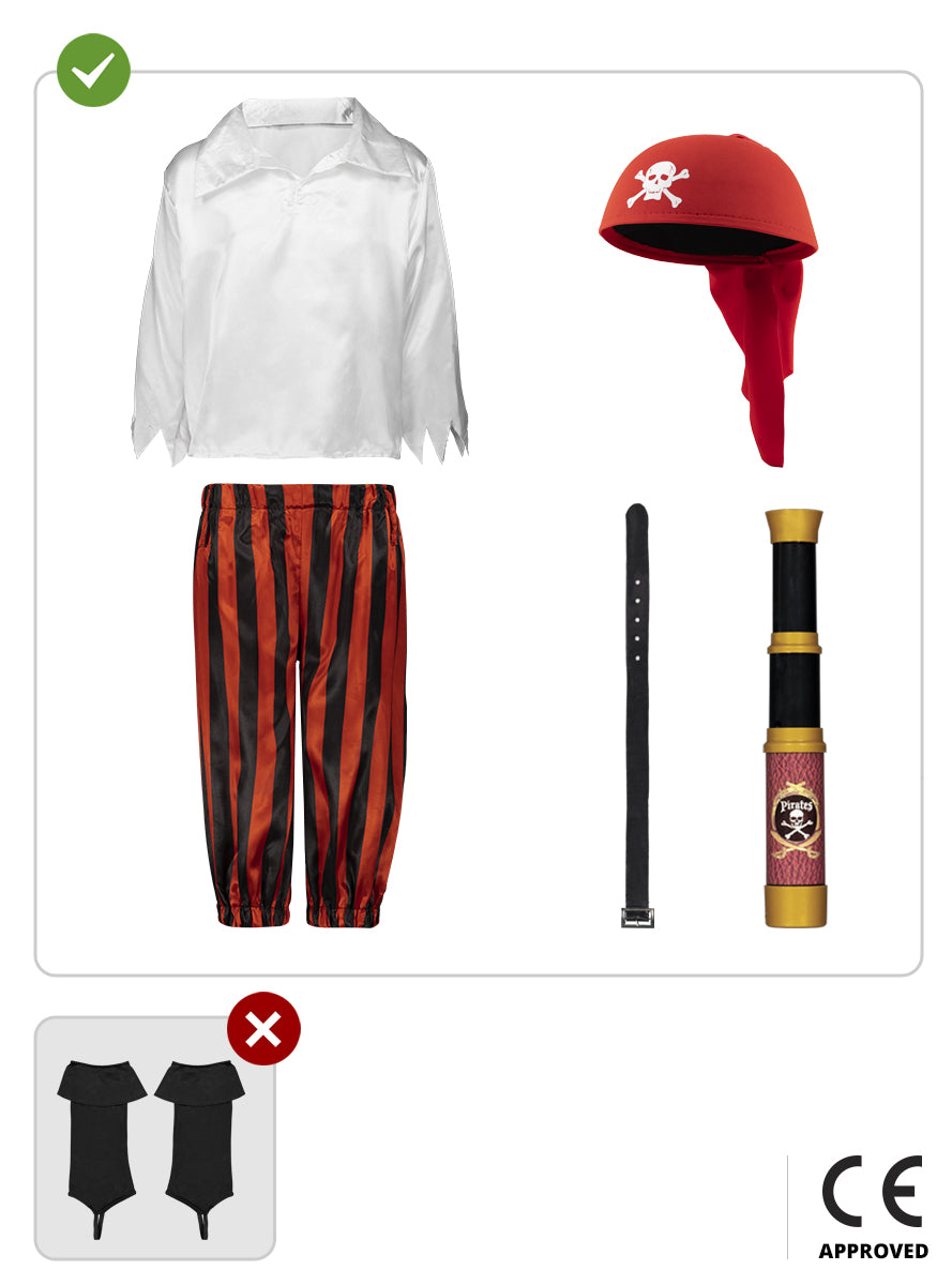 Déguisement pirate garçon avec accessoires - Collection Mercenaire