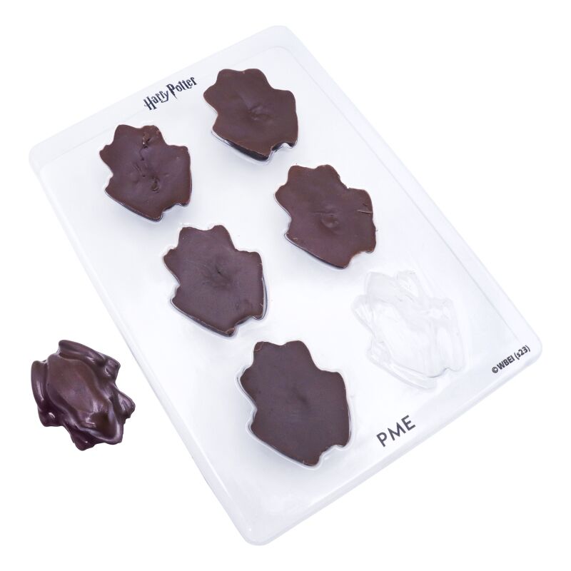 Moule à Chocolat Grenouilles avec 6 cartes - Harry Potter