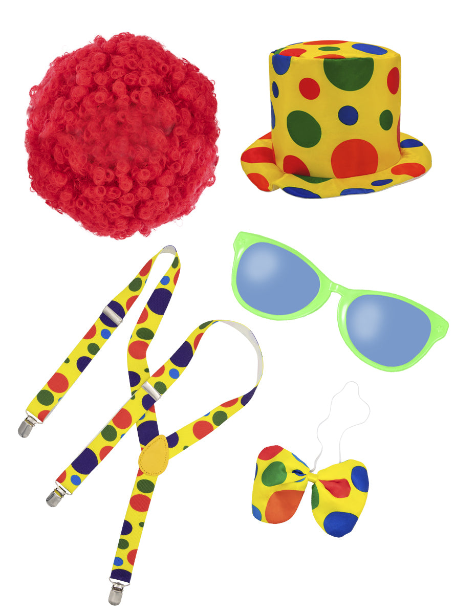 Kit d’accessoires de clown