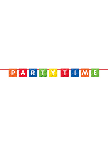 Guirlande blocs construction -Building Blocks party