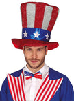 Chapeau haut de forme du drapeau américain
