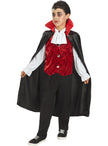 Déguisement Comte Dracula pour enfant avec maquillage