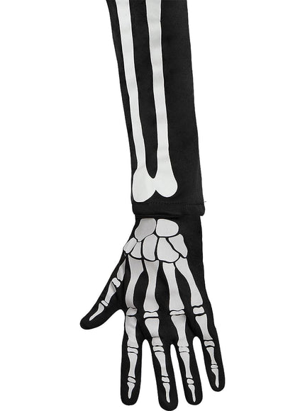 Déguisement de squelette avec gants pour enfants