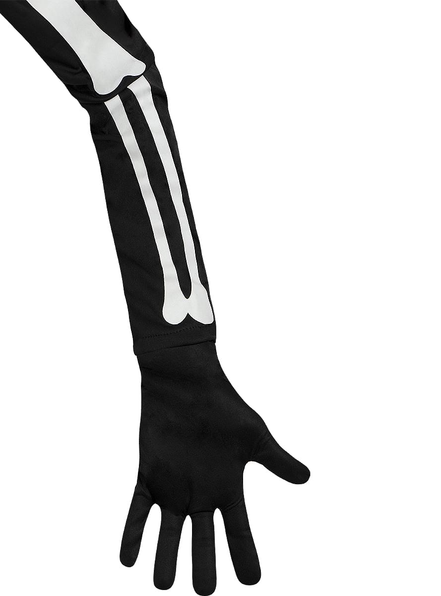 Déguisement de squelette avec gants pour enfants
