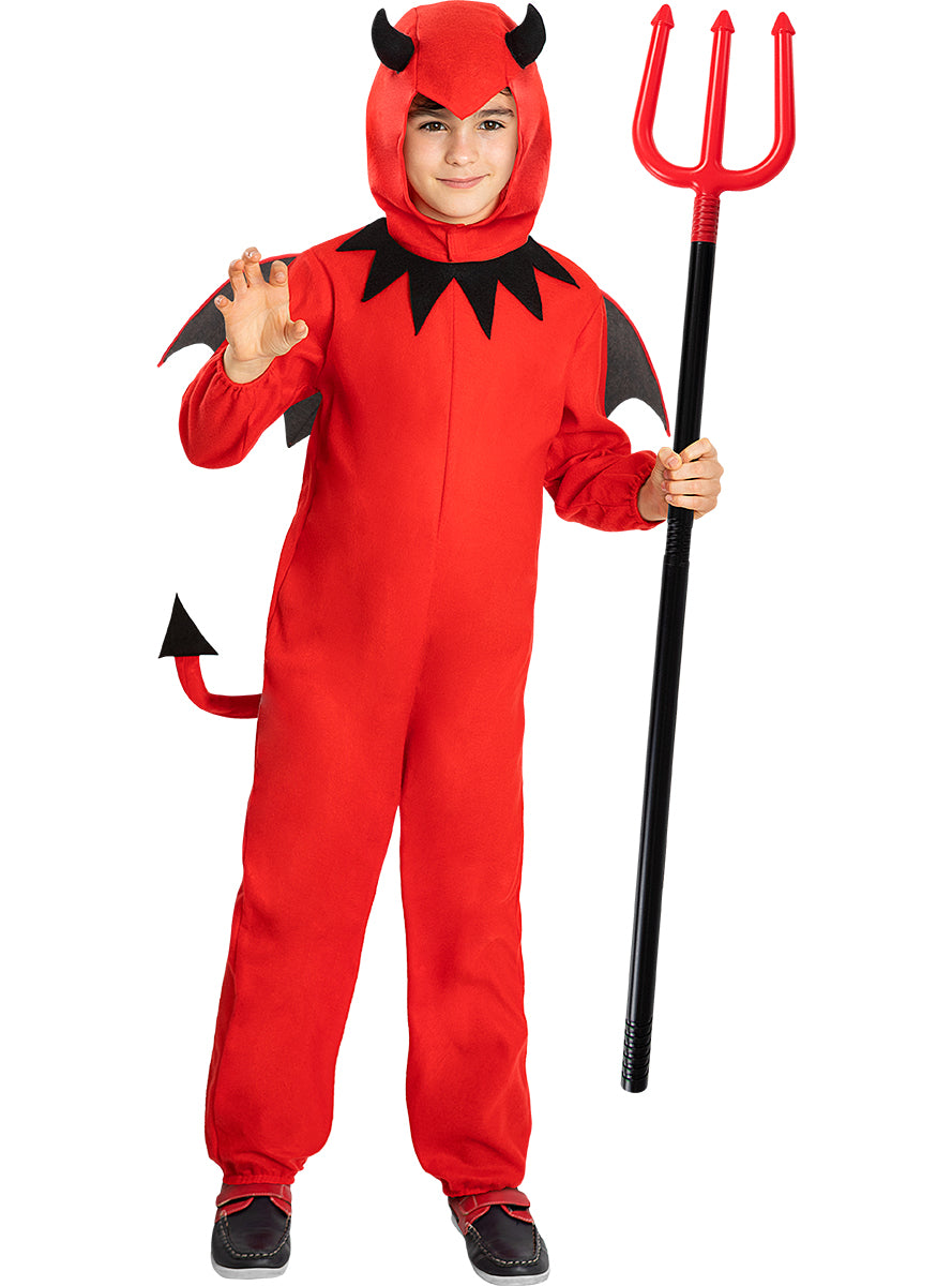 Déguisement de diable avec trident pour enfant