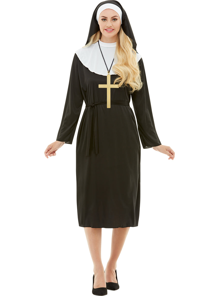 Déguisement de nonne avec croix