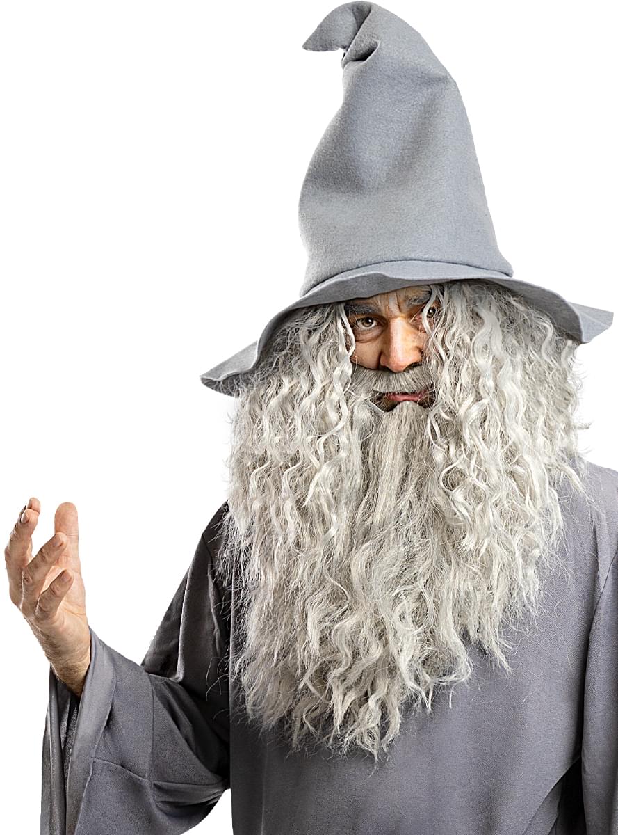 Déguisement Gandalf avec perruque pour homme - Le Seigneur des Anneaux