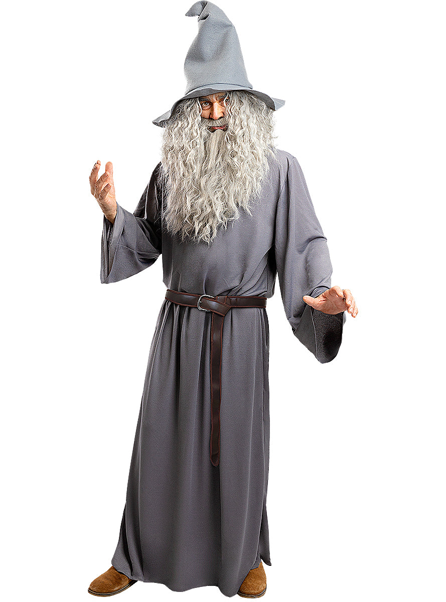 Déguisement Gandalf avec perruque pour homme - Le Seigneur des Anneaux
