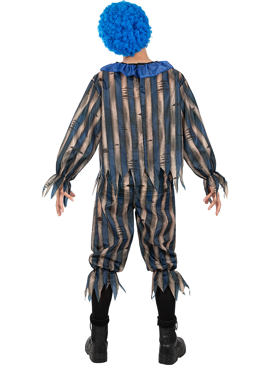 Déguisement de clown terrifiant avec perruque pour homme grande taille