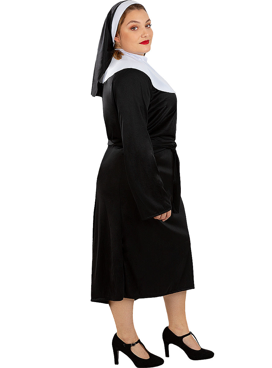 Déguisement de nonne avec croix taille grande