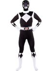 Déguisement de Power Ranger Noir en seconde peau