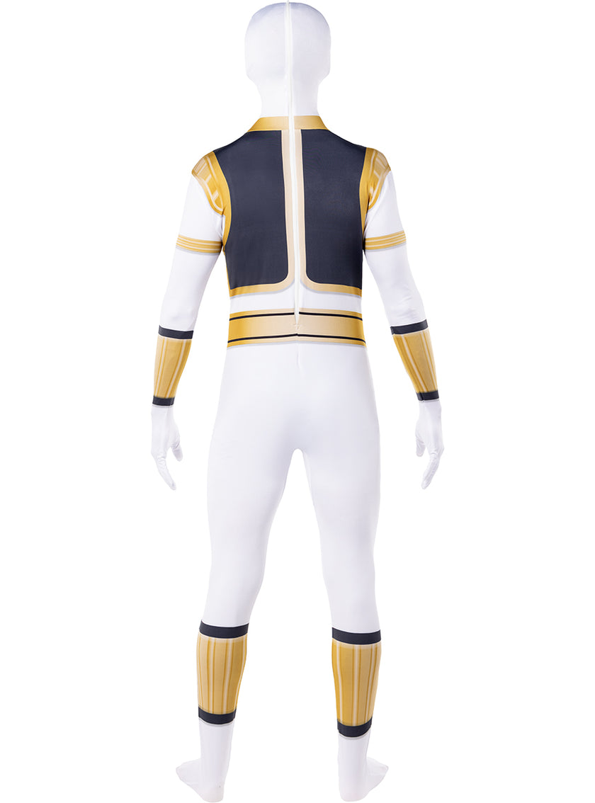 Déguisement Power Ranger Blanc en seconde peau
