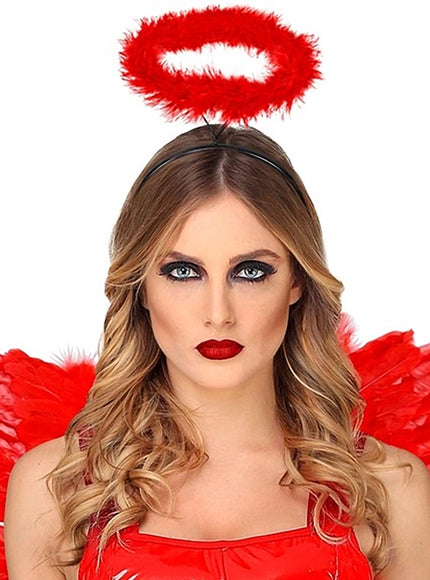 Auréole d'ange rouge