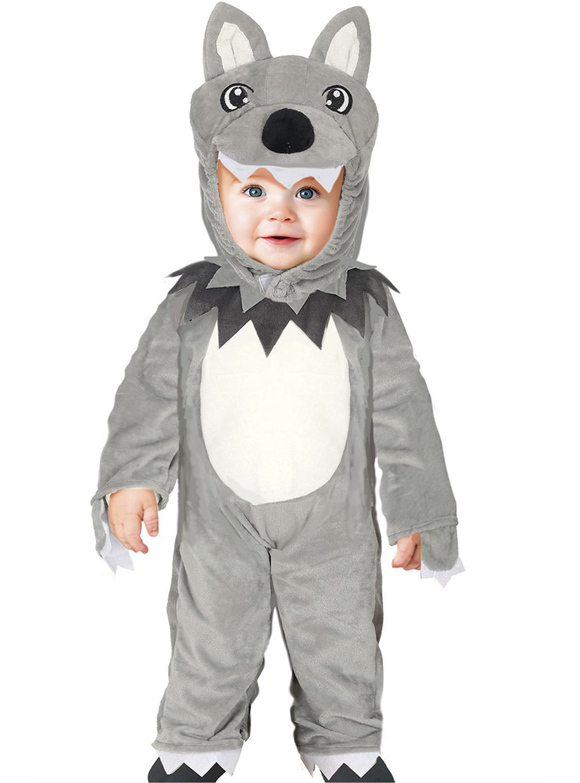 Déguisement de loup gris pour bébé