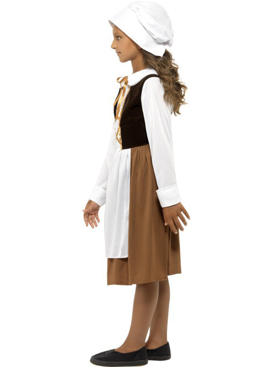Déguisement servante Tudor pour fille