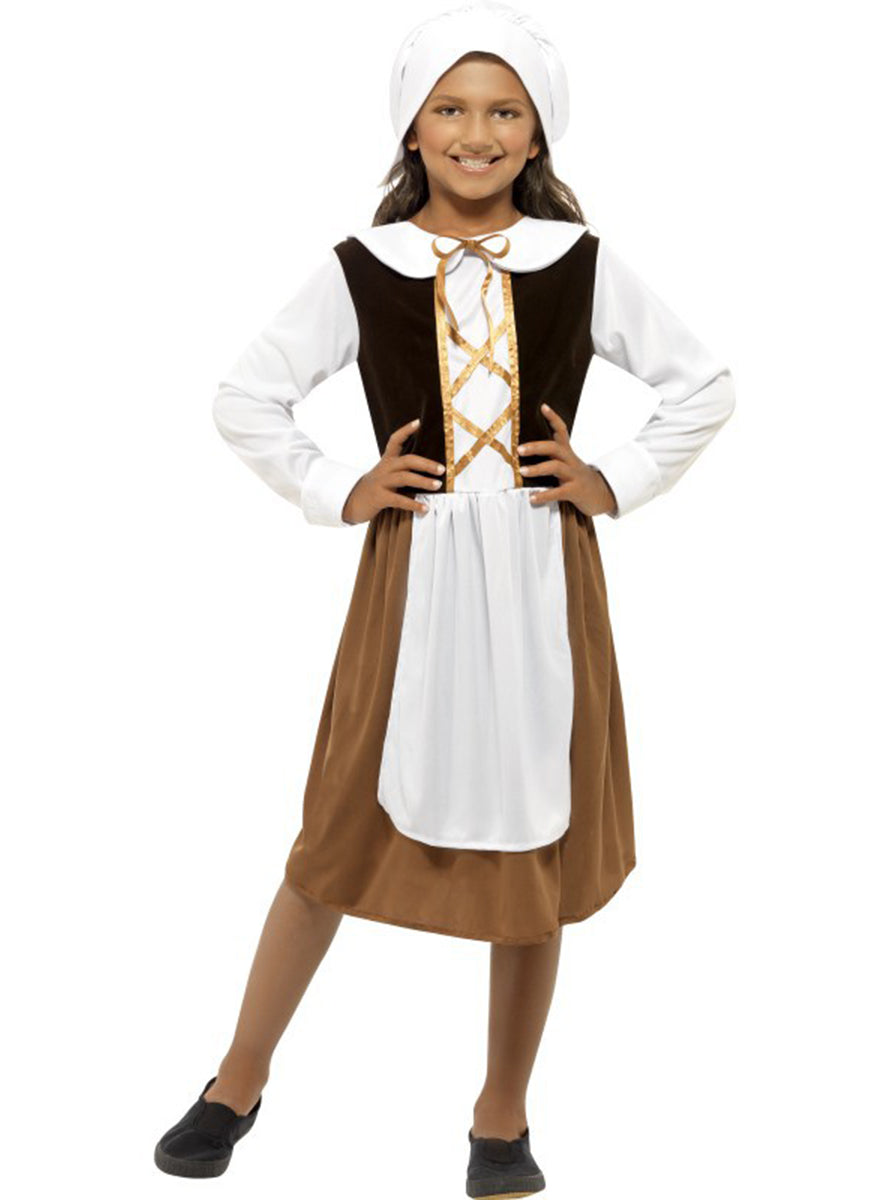 Déguisement servante Tudor pour fille