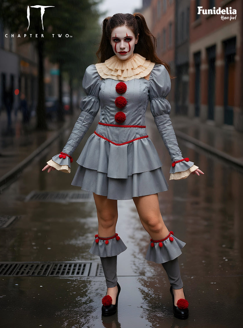 Déguisement Pennywise pour femme taille grande - Ça : Chapitre 2