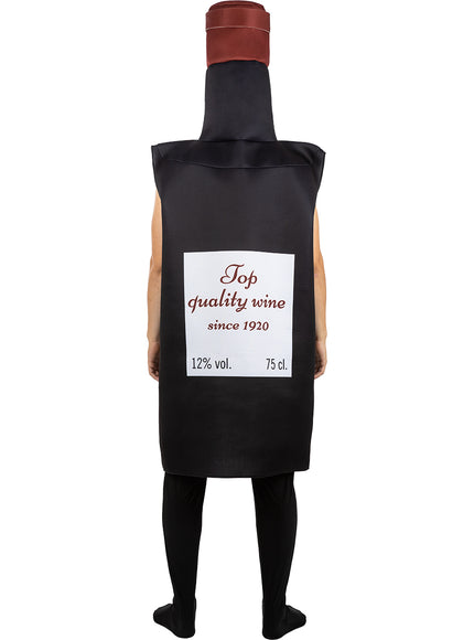 Déguisement bouteille de vin pour adulte taille grande
