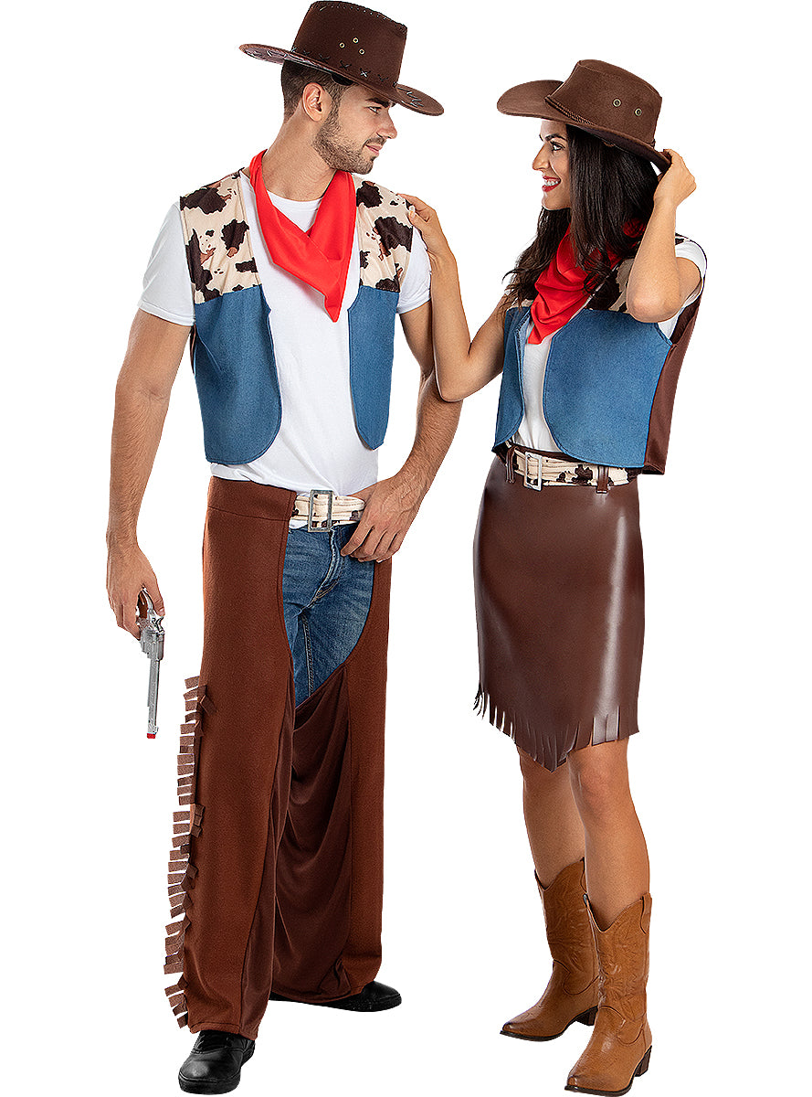 Déguisement de cow-boy pour homme taille grande