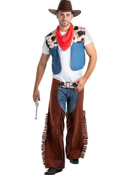 Déguisement de cow-boy pour homme taille grande