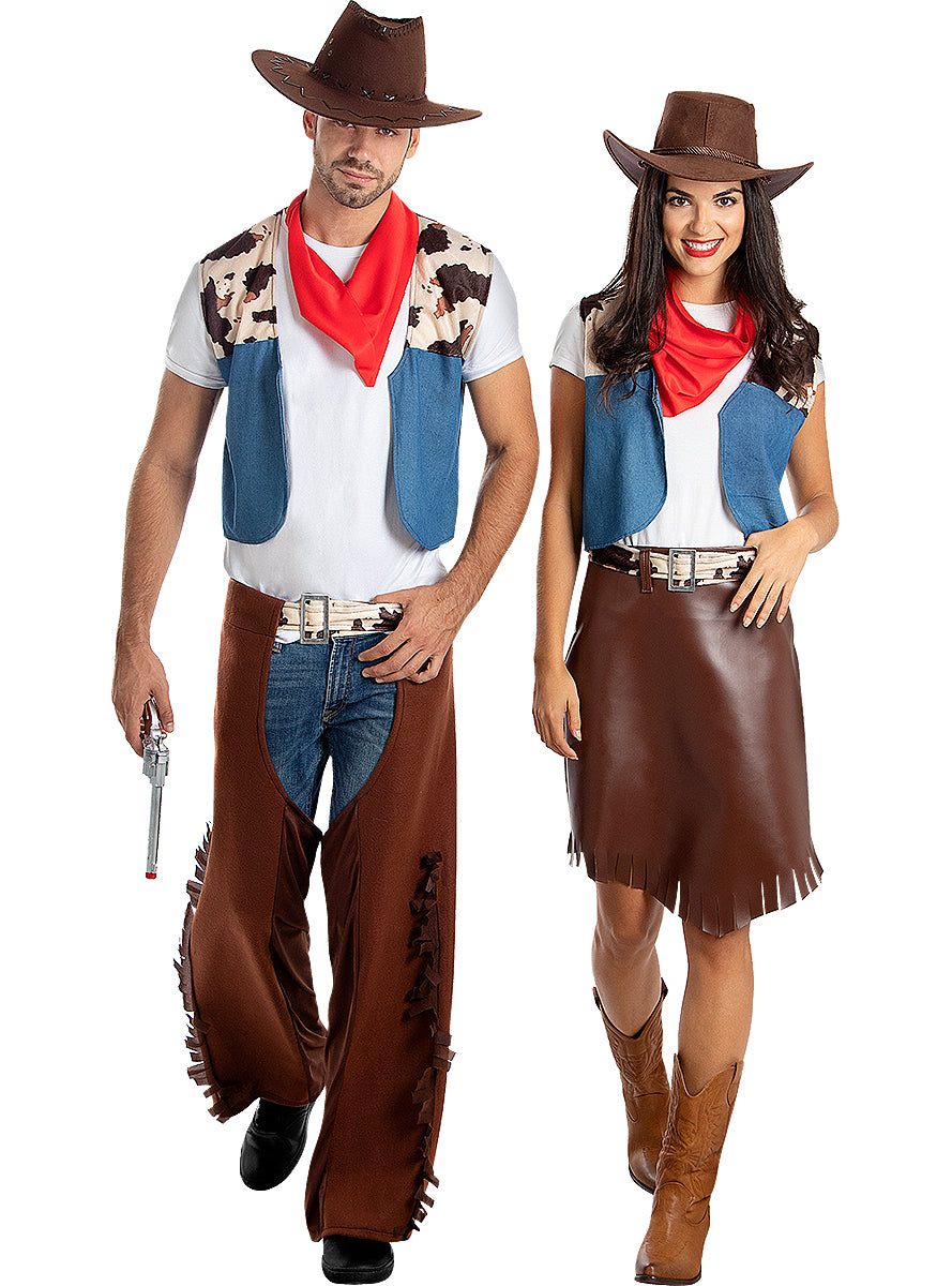 Déguisement de cow-boy pour homme taille grande