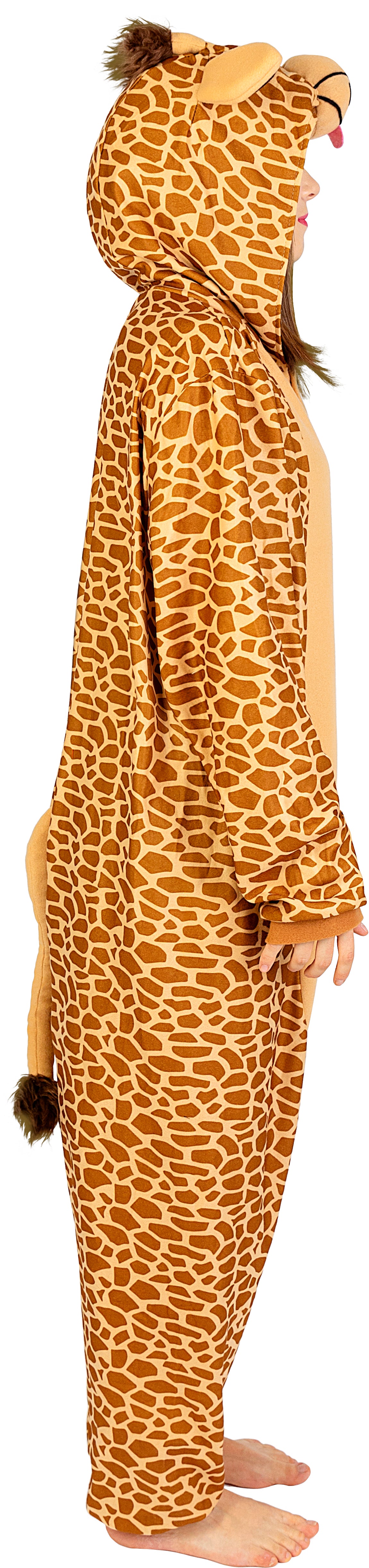 Déguisement combinaison girafe pour adulte taille grande