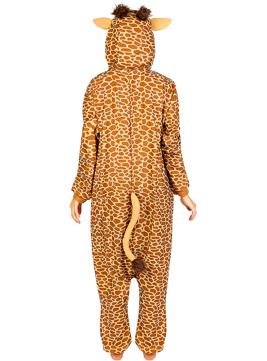 Déguisement combinaison girafe pour adulte taille grande