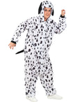 Déguisement combinaison dalmatien pour adulte taille grande