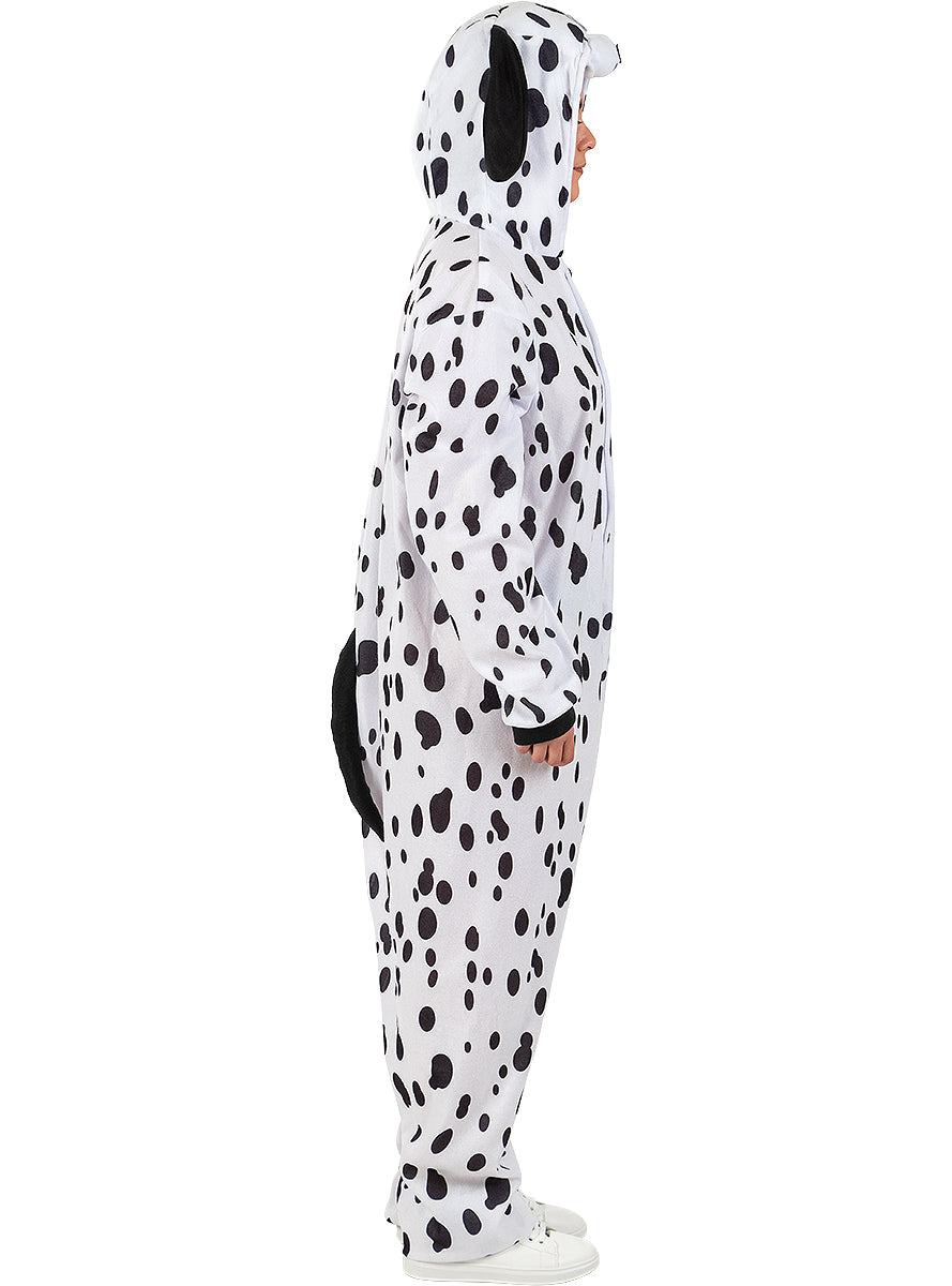 Déguisement combinaison dalmatien pour adulte taille grande