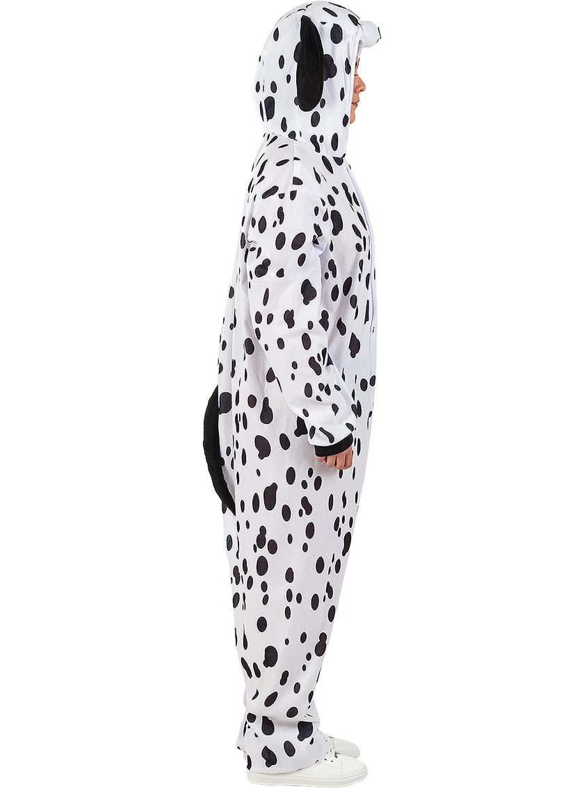 Déguisement combinaison dalmatien pour adulte taille grande