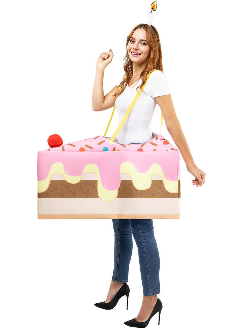 Déguisement gâteau d'anniversaire pour adulte taille grande