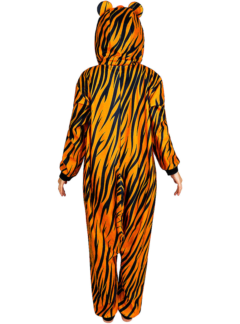 Déguisement combinaison tigre pour adulte taille grande