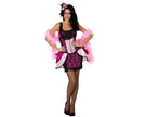 robe femme burlesque rose