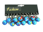 porte-clefs globe métal 2.6cm