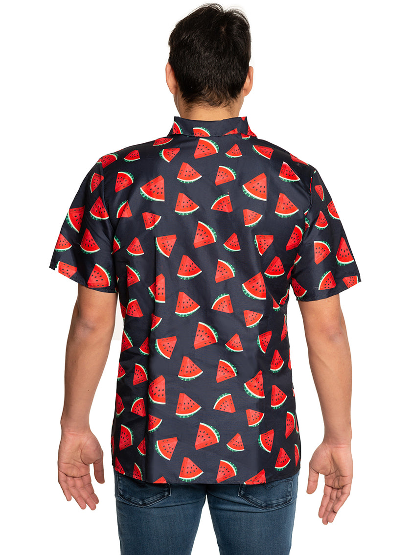 Chemise hawaïenne pastèques homme