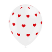 8 ballons HG112 blanc imprimé TAT COEUR