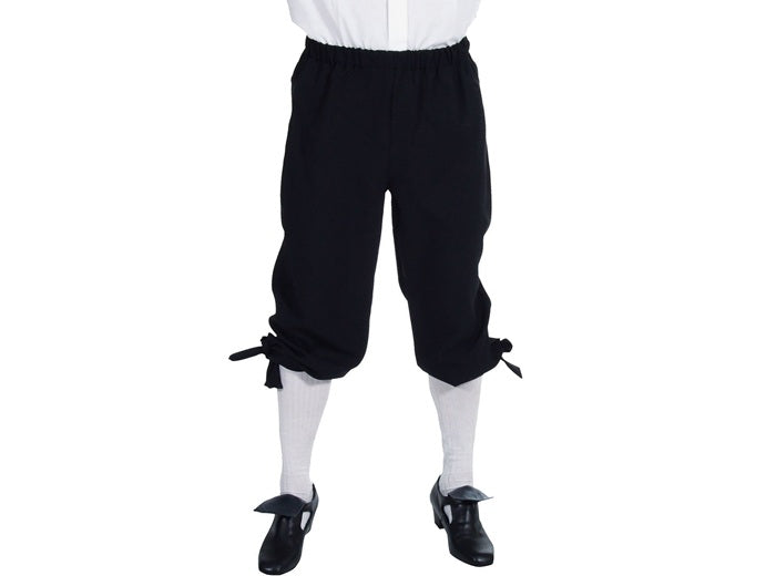 pantalon court culotte marquis noir homme