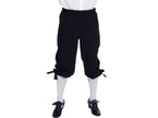 pantalon court culotte marquis noir homme