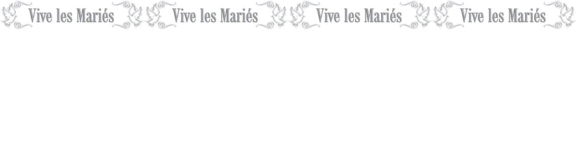 cordon de sécurité 'vive les mariés' 15m