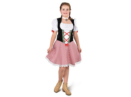 robe tyrolienne rose enfant