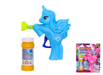 pistolet à bulles mécanique licorne mix 16cm
