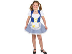 robe tyrolienne bleu enfant