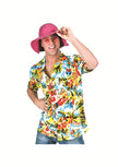chemise tahiti hawaï multicolore clair