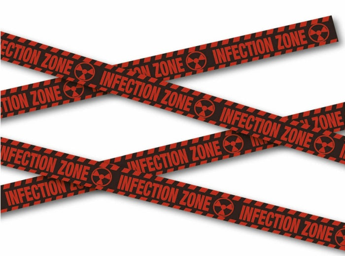 cordon de sécurité infection zone 6m x 6cm